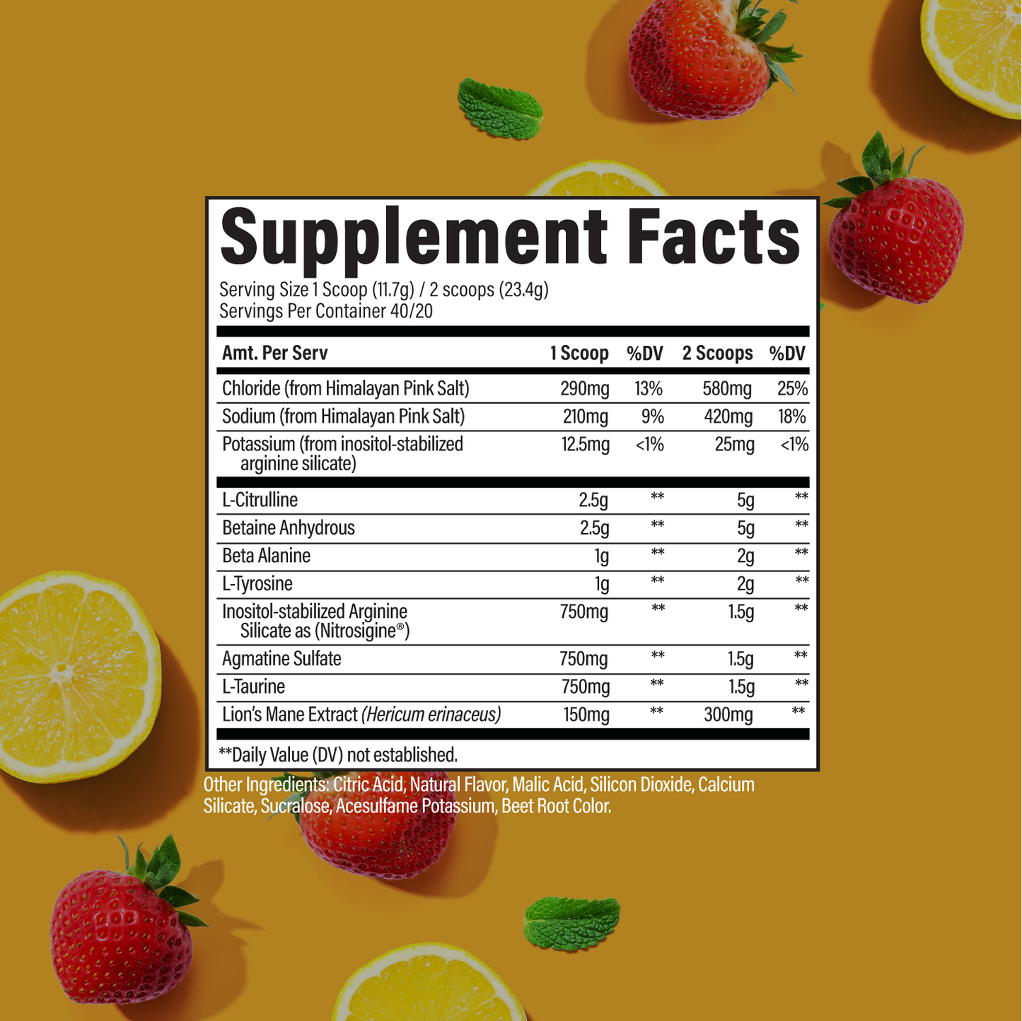 PUMP NON-STIM PRE-WORKOUT