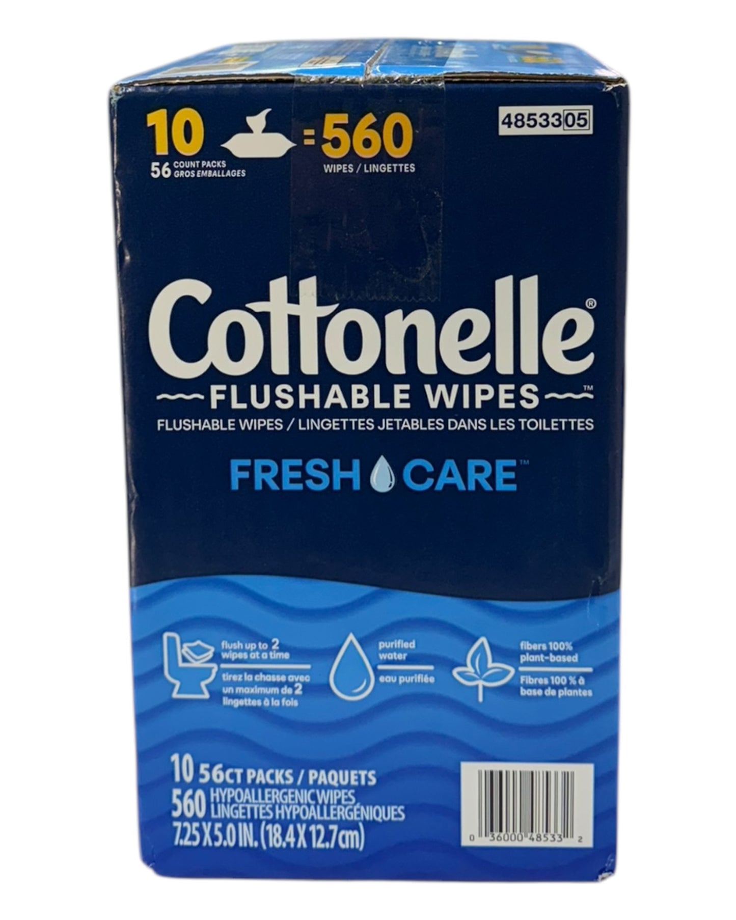 Cottonelle Flushable wipes