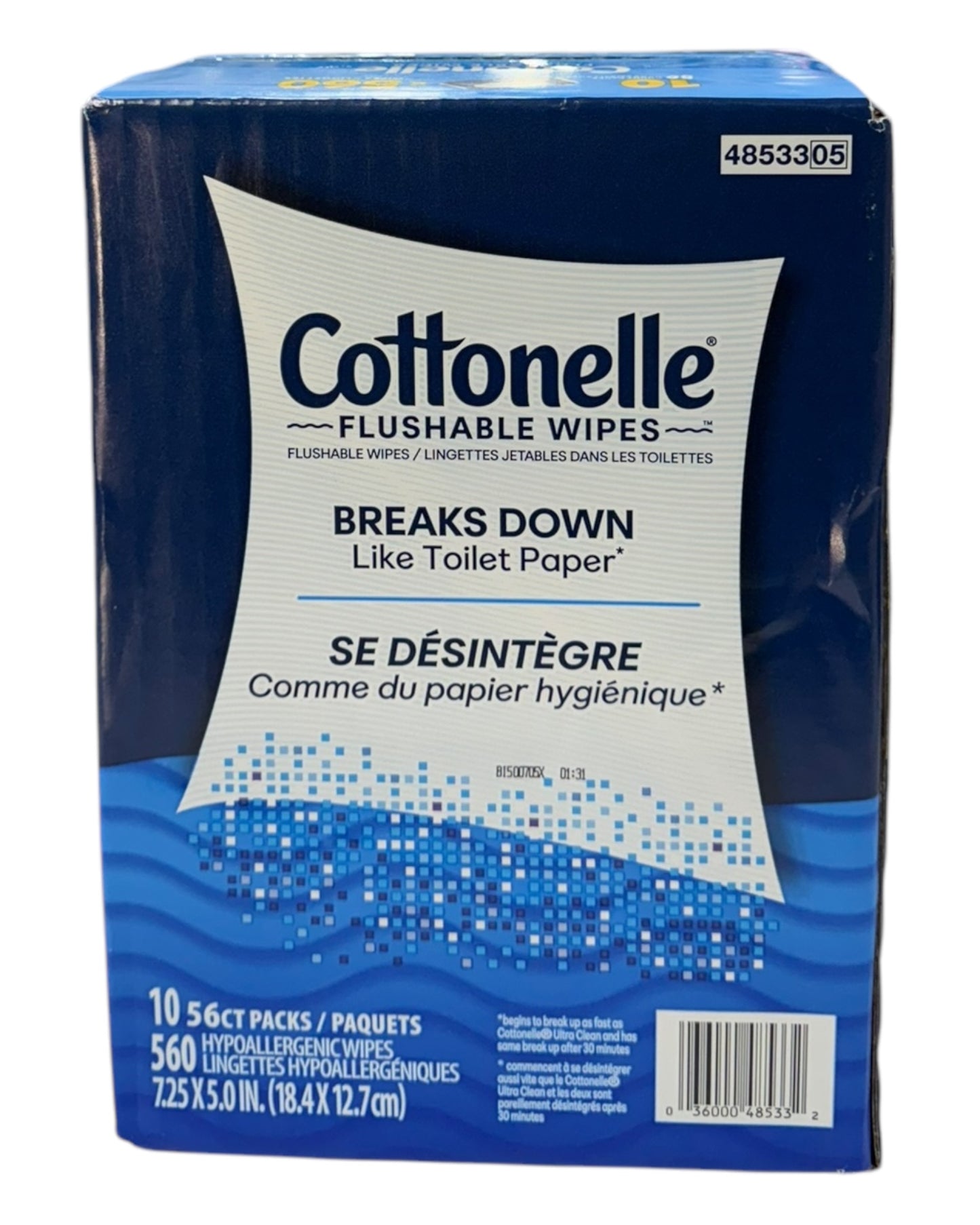 Cottonelle Flushable wipes