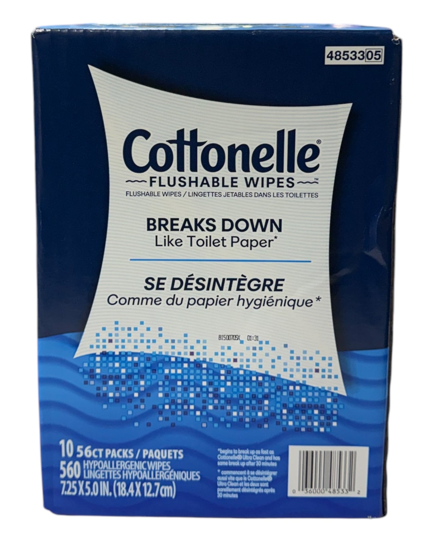 Cottonelle Flushable wipes