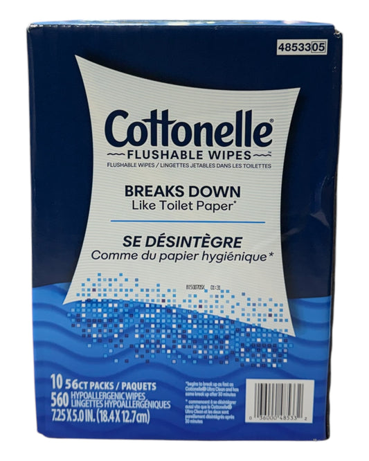 Cottonelle Flushable wipes