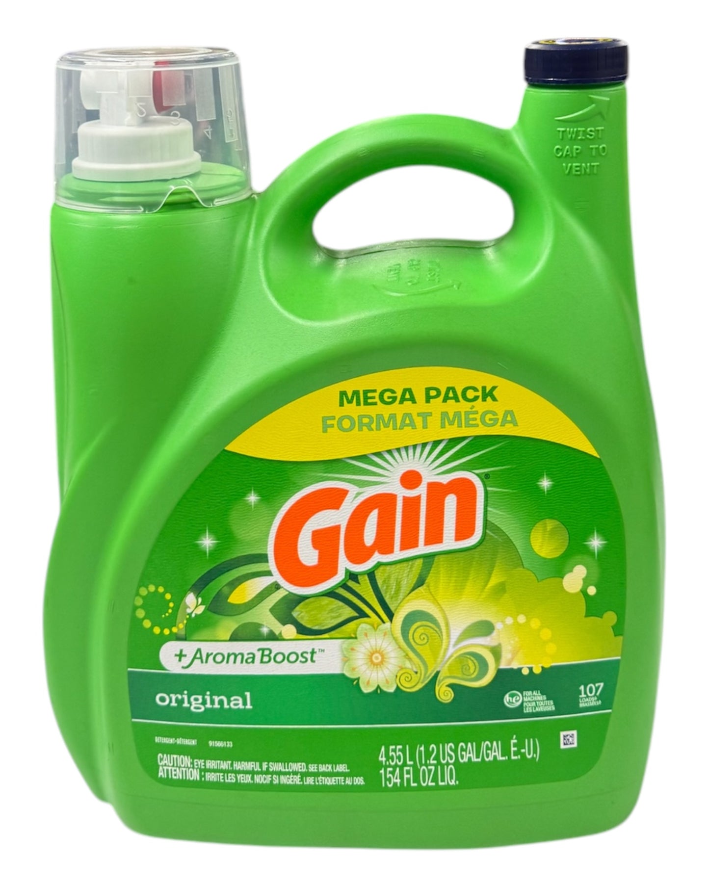 Gain detergent 107 washes